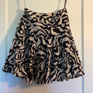 ⭐️ International concepts INC Mini skirt Black and Tan